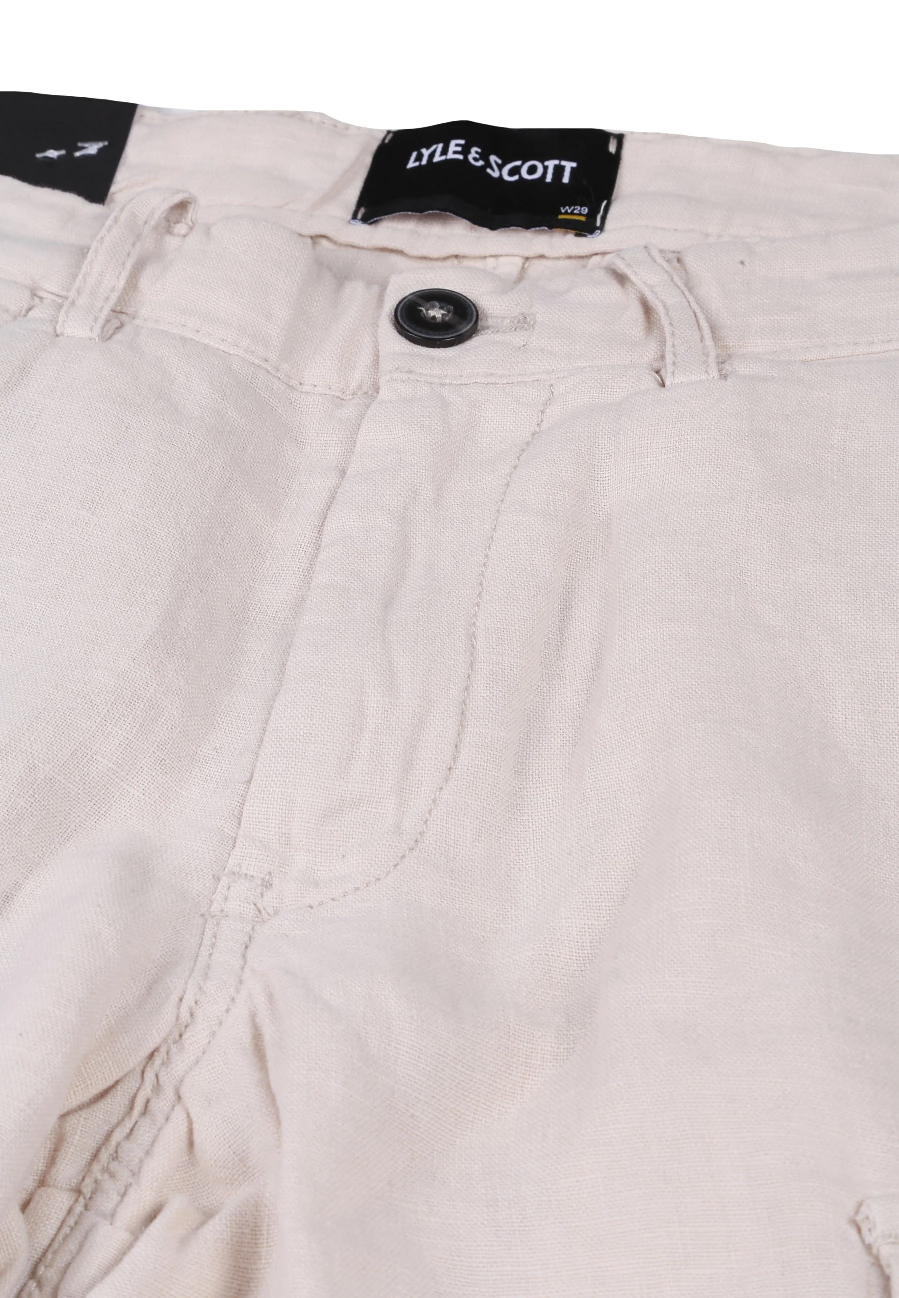 Lyle & Scott Cargo Lino Bermuda Uomo | SH1819ITA - Image 14