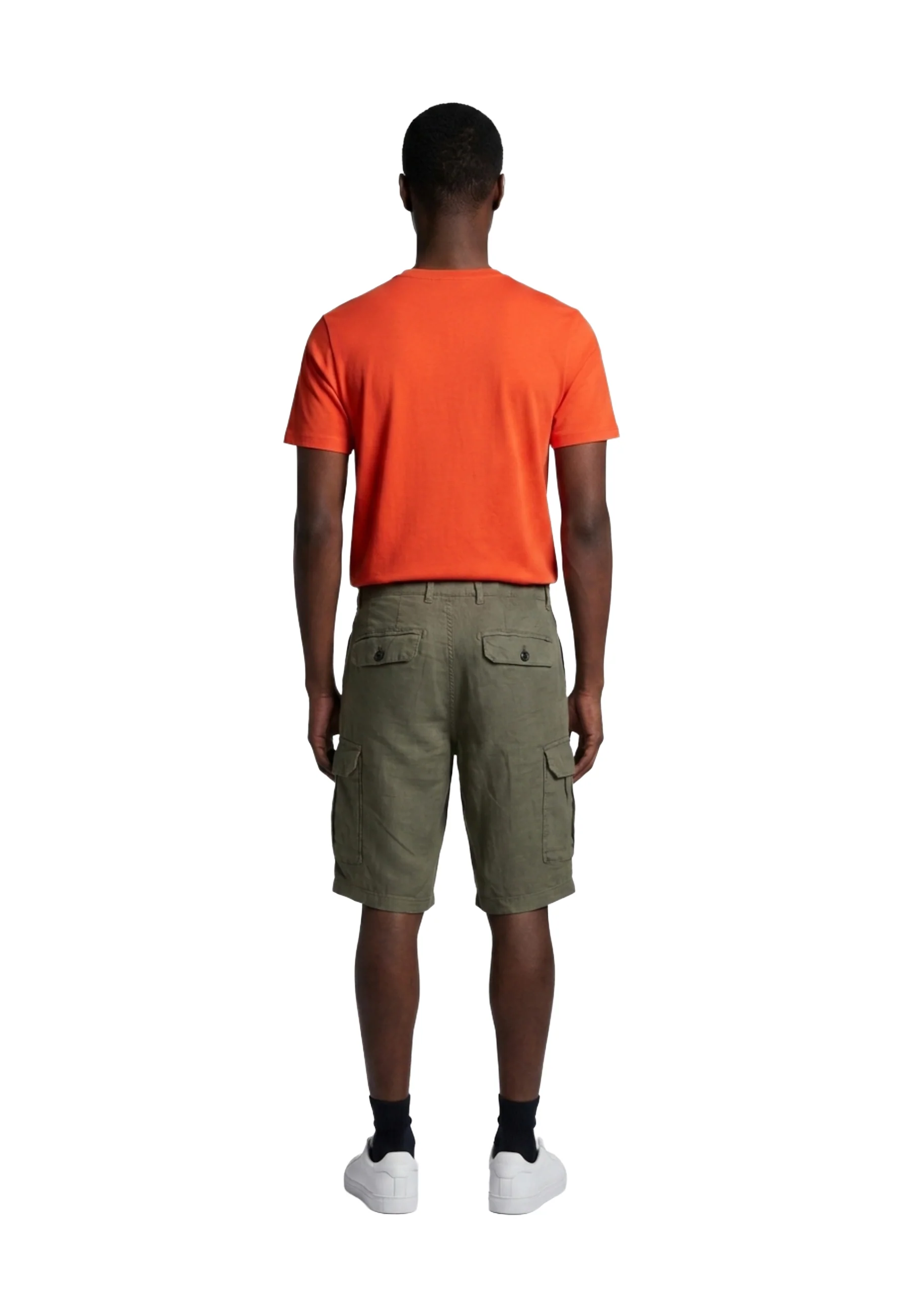 Lyle & Scott Cargo Lino Bermuda Uomo | SH1819ITA - Image 3