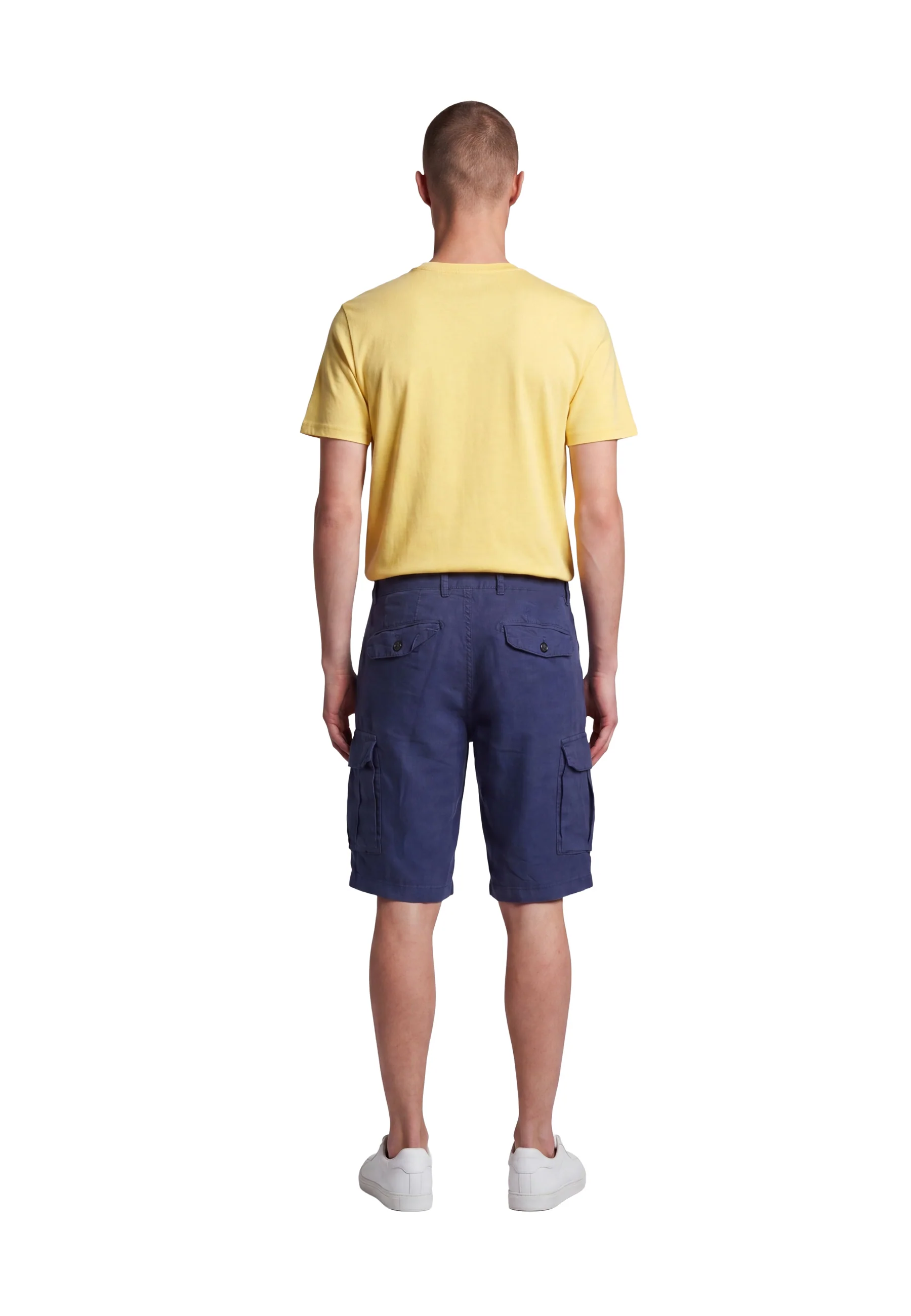 Lyle & Scott Cargo Lino Bermuda Uomo | SH1819ITA - Image 7