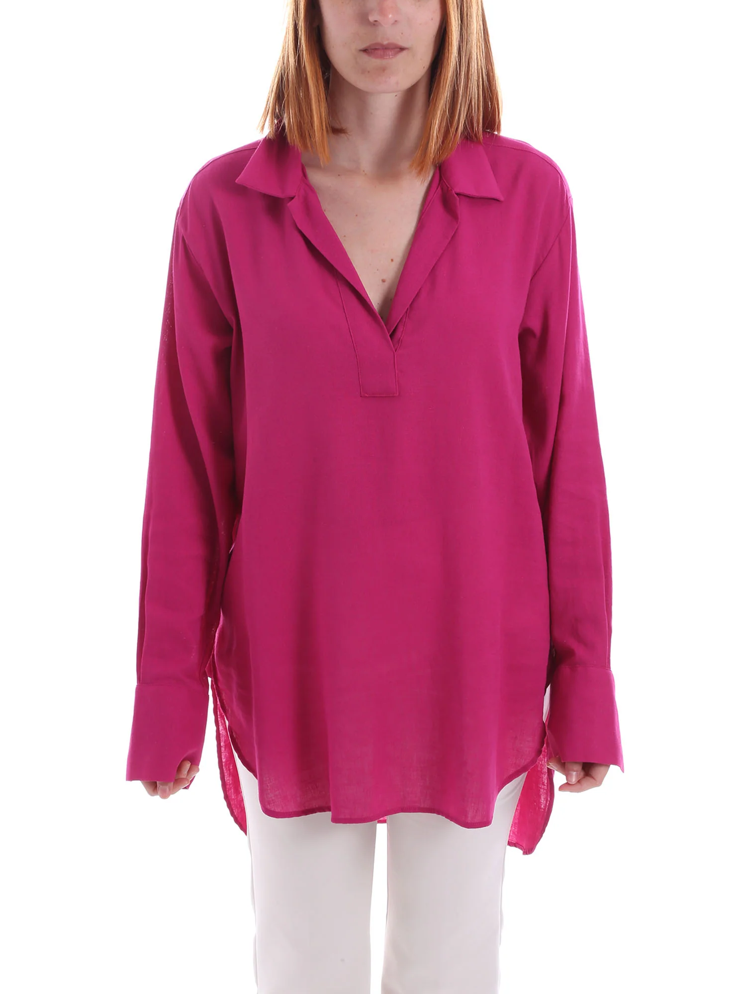 Borgoni Milano Camicie Donna | CAM PAM LINO - Image 12