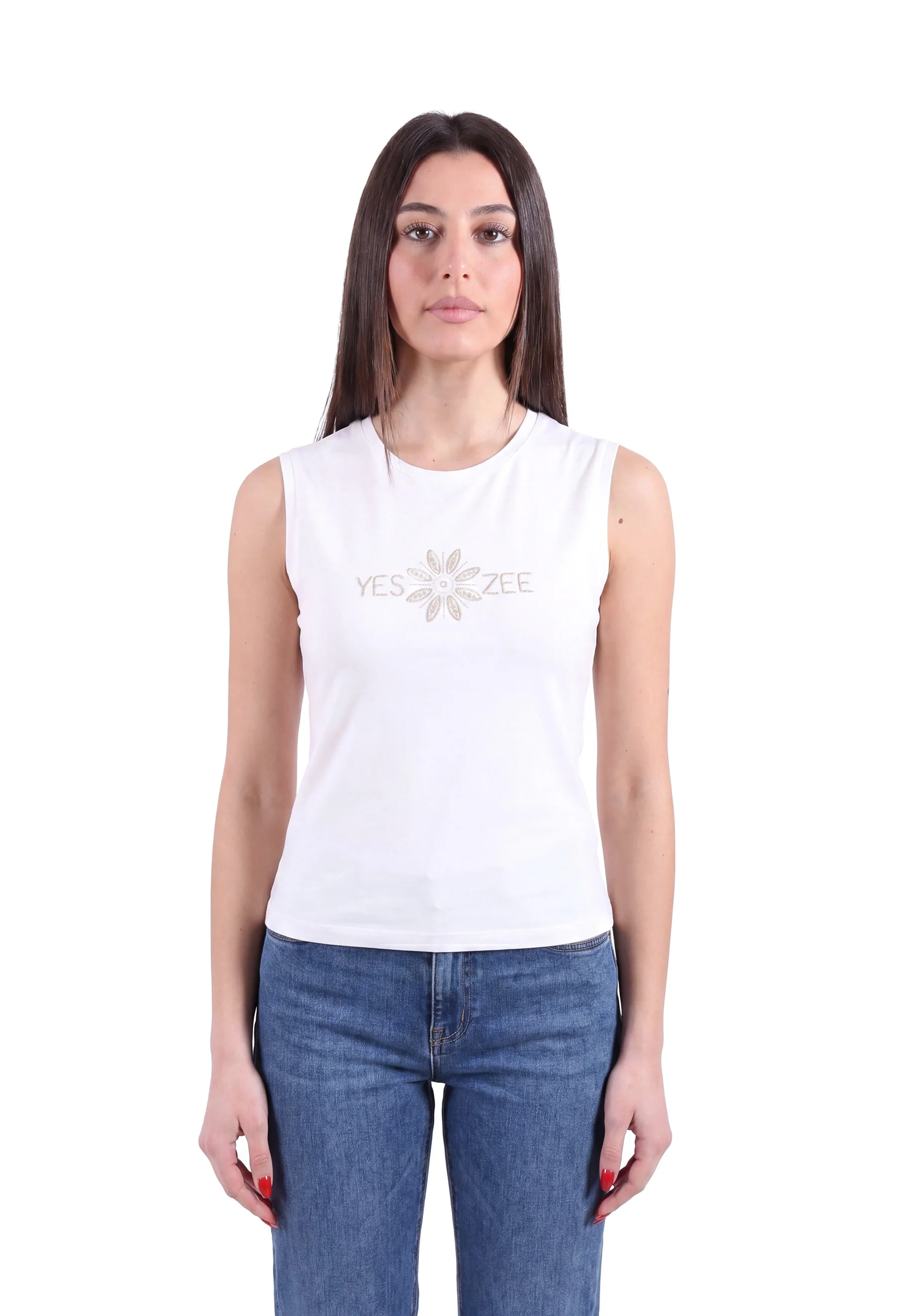 Yes-zee Top E Canotte Donna | T219 SQ00 - Image 2