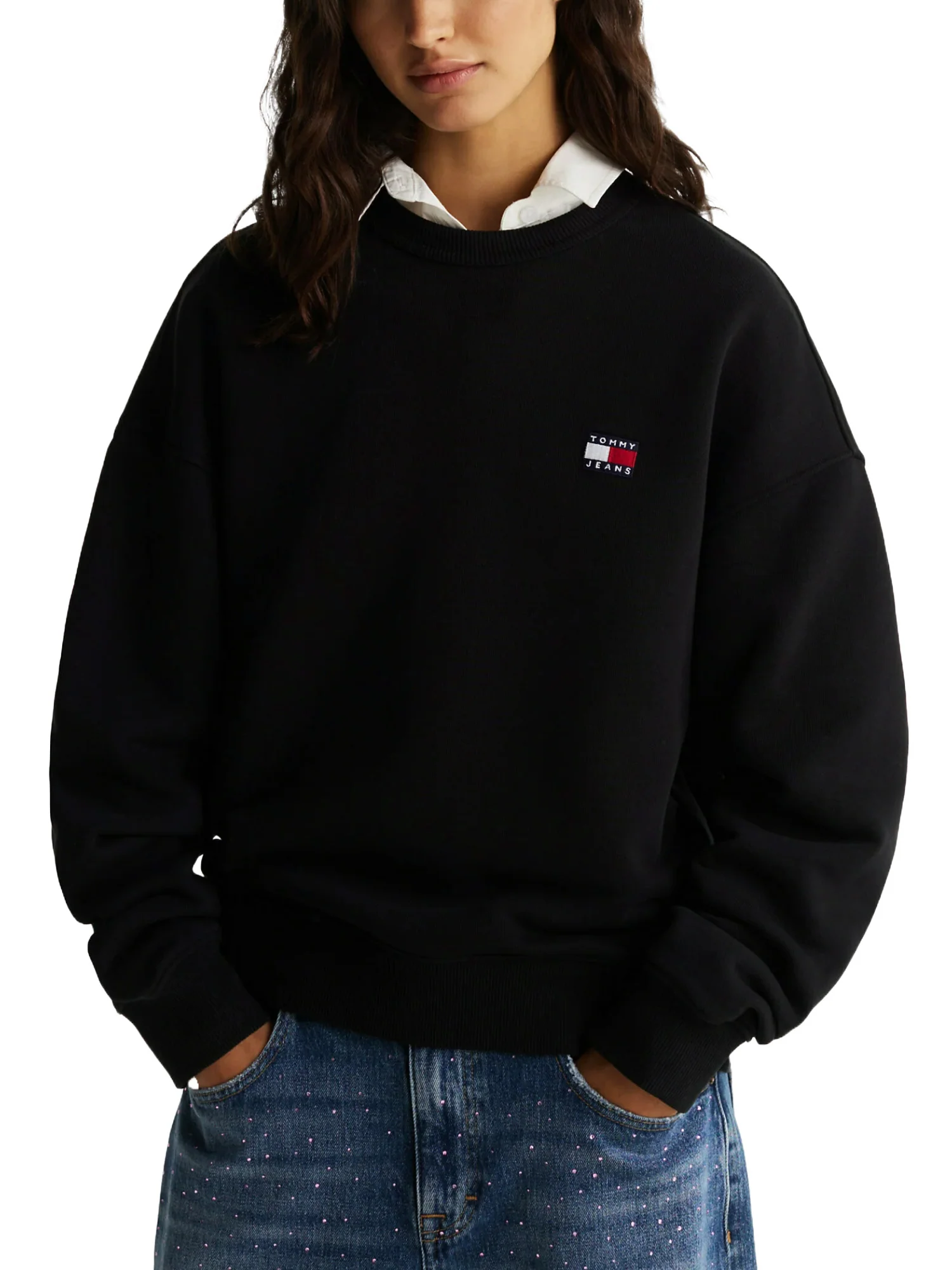 Tommy Jeans Felpe Donna | DW0DW19408 - Image 2
