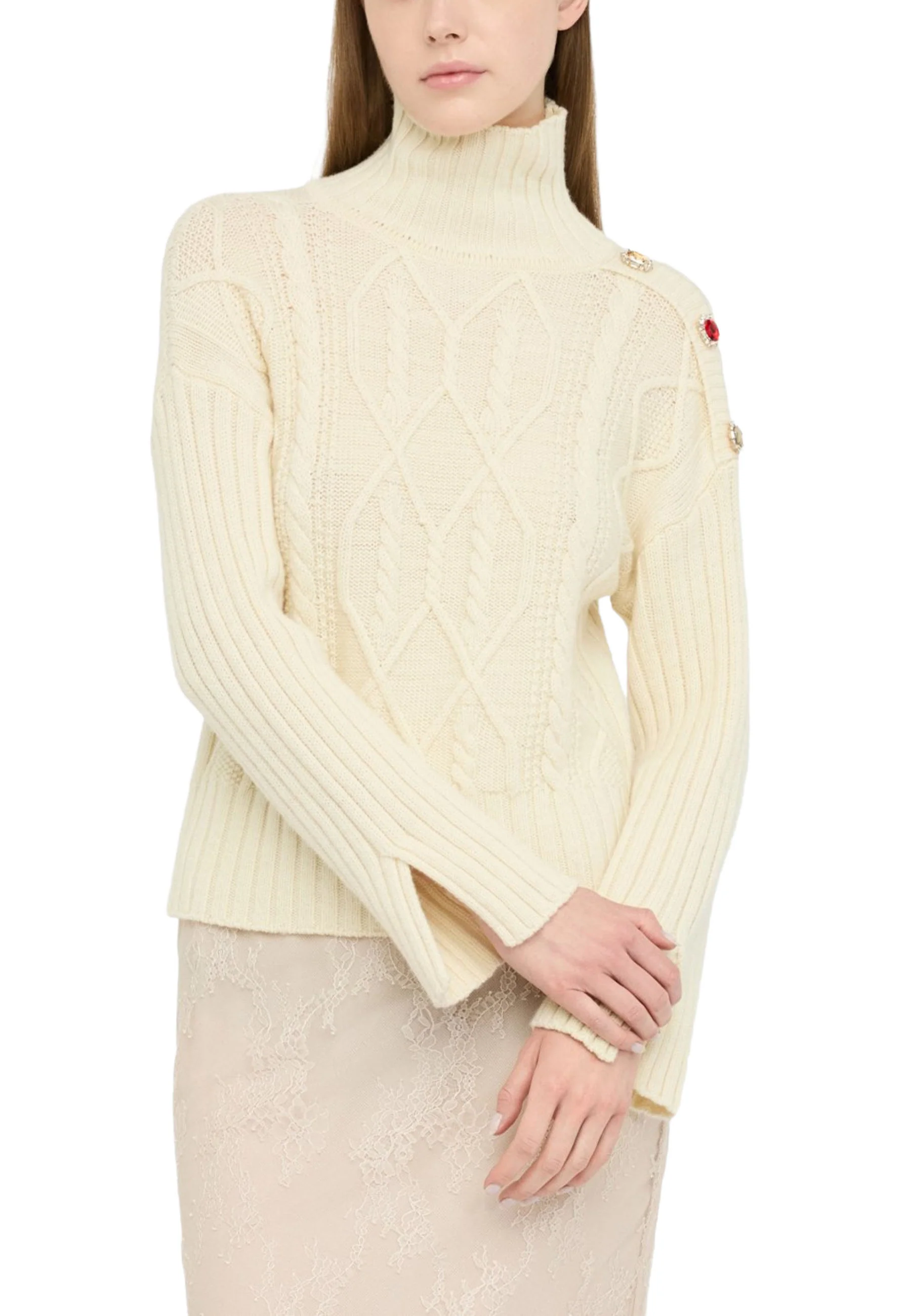 Liu-jo Maglia A Collo Alto Donna | MF5425 MS040 - Image 2