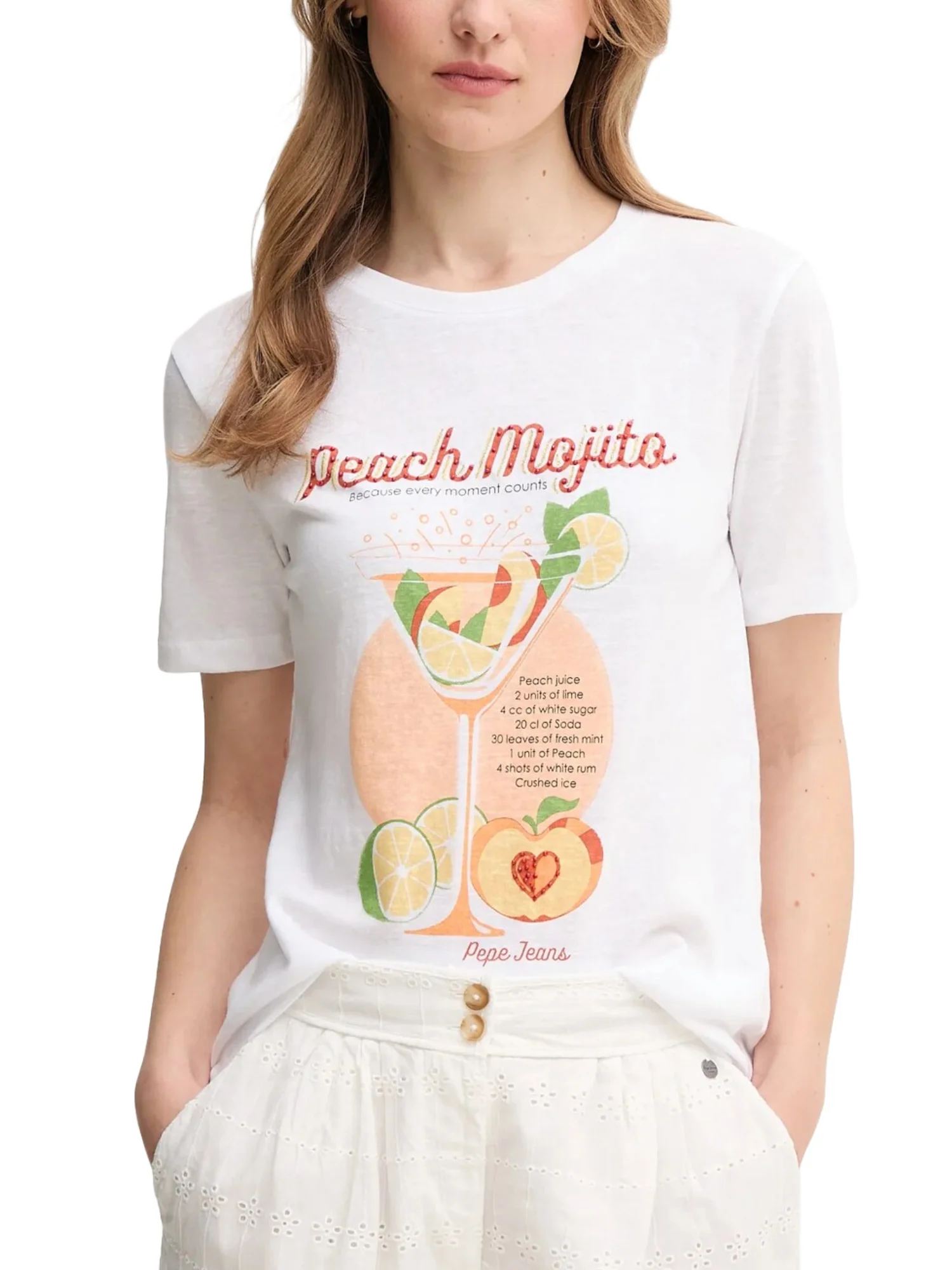 Pepe Jeans T-shirt Donna | PL506060 - Image 2