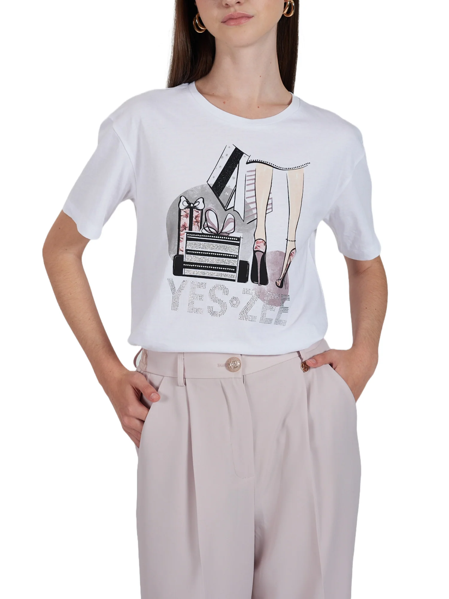 Yes-zee T-shirt Donna | T269 S100 - Image 2