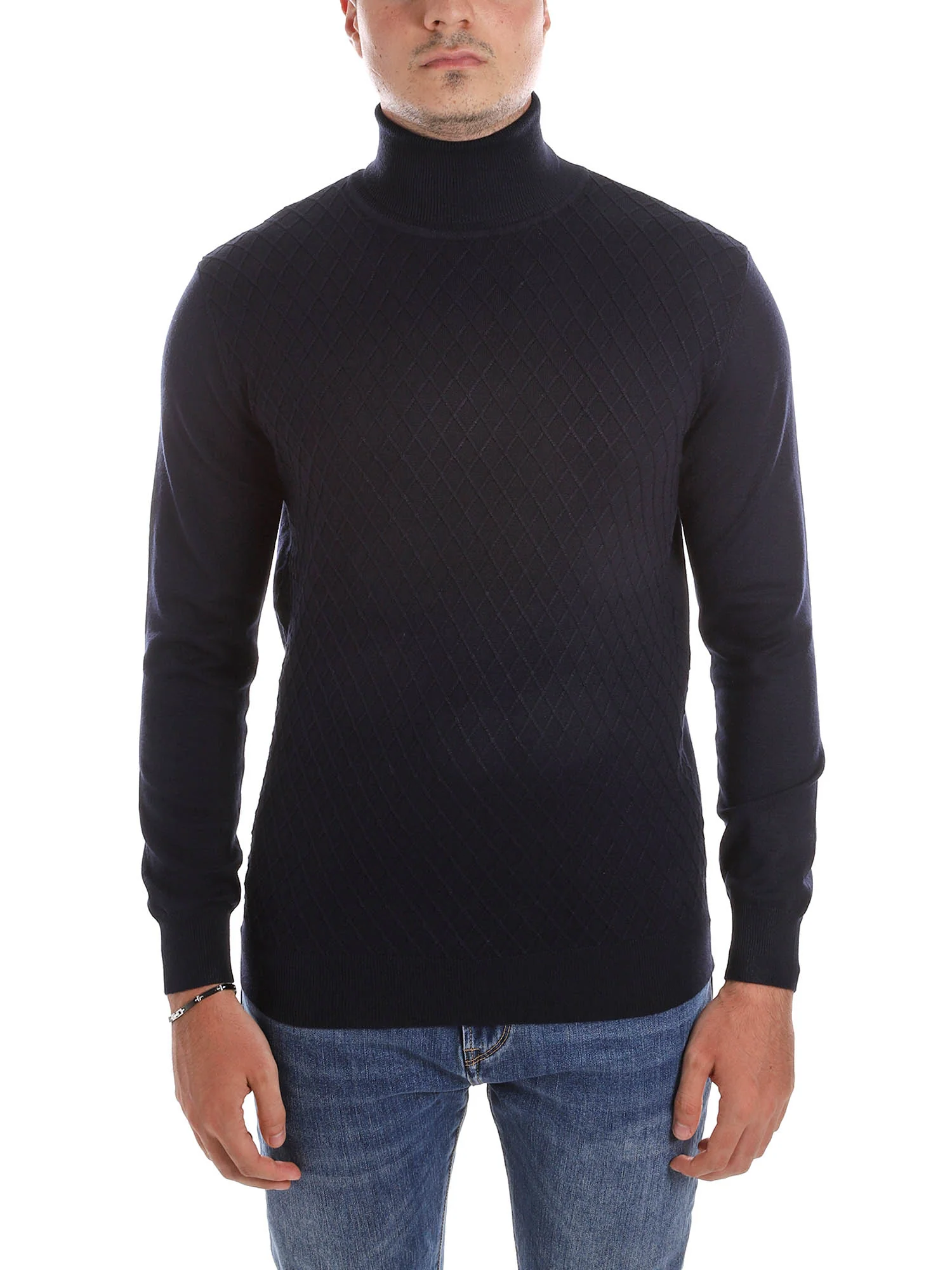 Borgoni Milano Maglia A Collo Alto Uomo | 22035 - Image 14