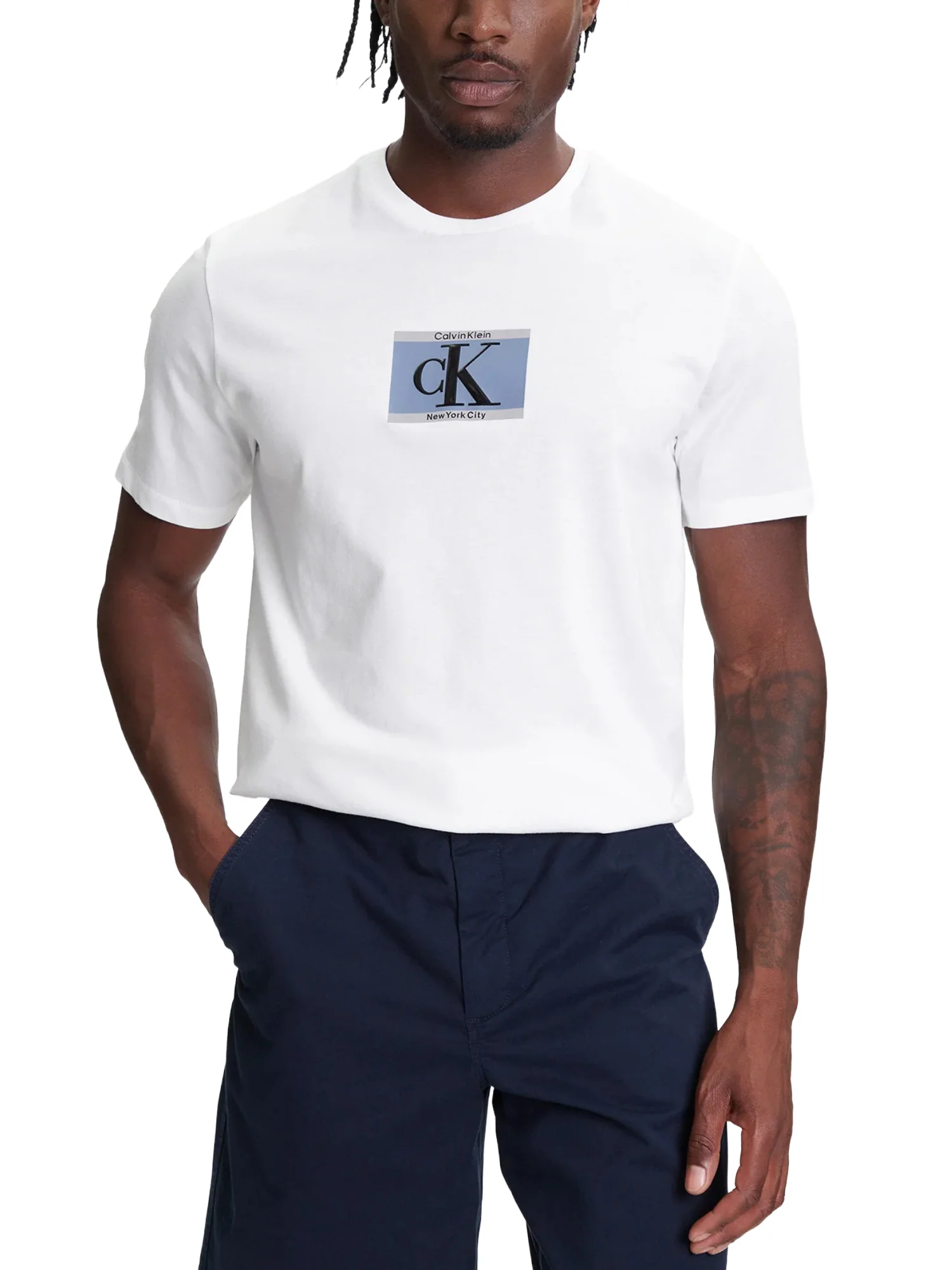 Calvin Klein T-shirt Uomo | LV04RC854G - Image 8