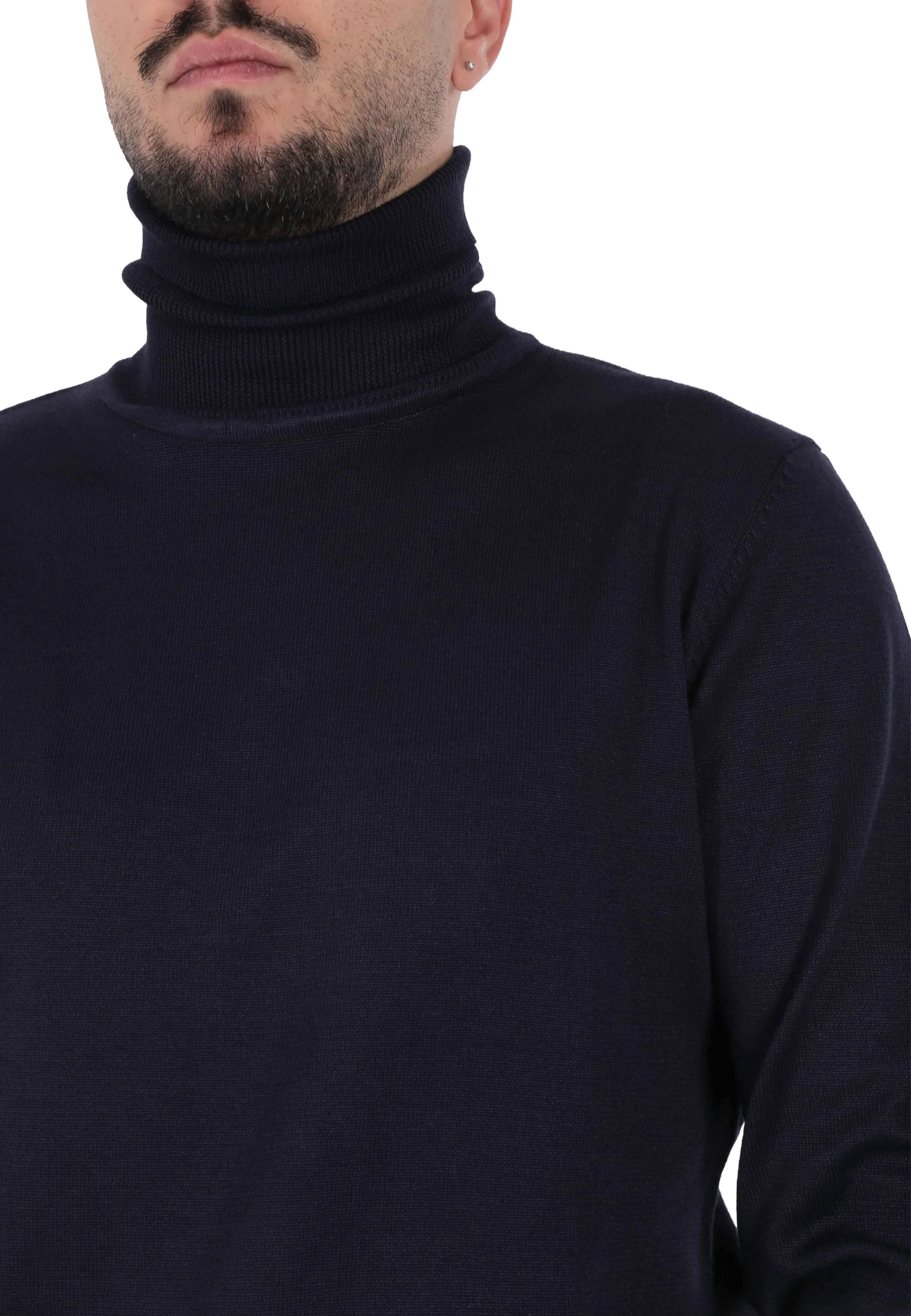 Seinse Maglia A Collo Alto Uomo | MI3058SS - Image 8
