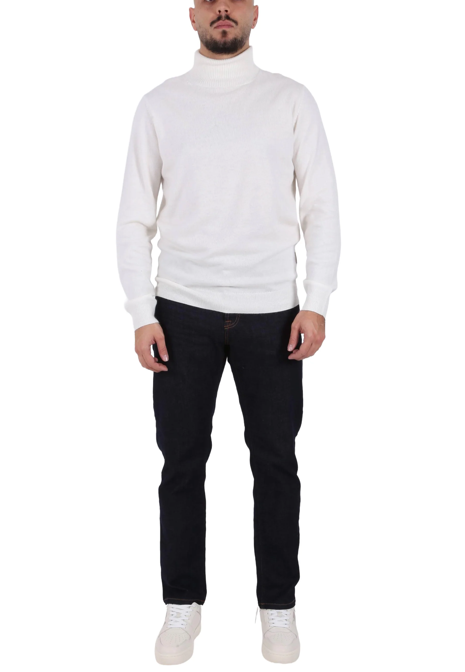 Seinse Maglia A Collo Alto Uomo | MI3163SS - Image 2