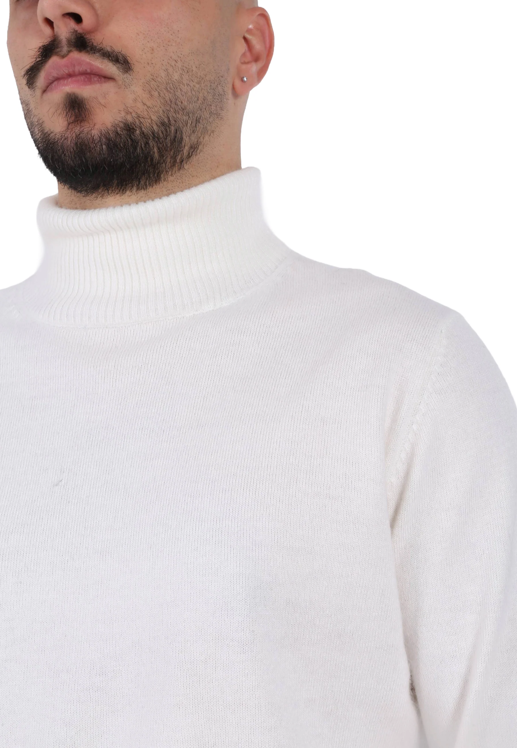 Seinse Maglia A Collo Alto Uomo | MI3163SS - Image 5