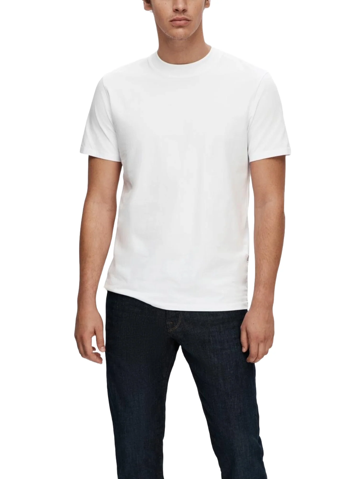 Selected Homme Black T-shirt Uomo | 16091902 - Image 2