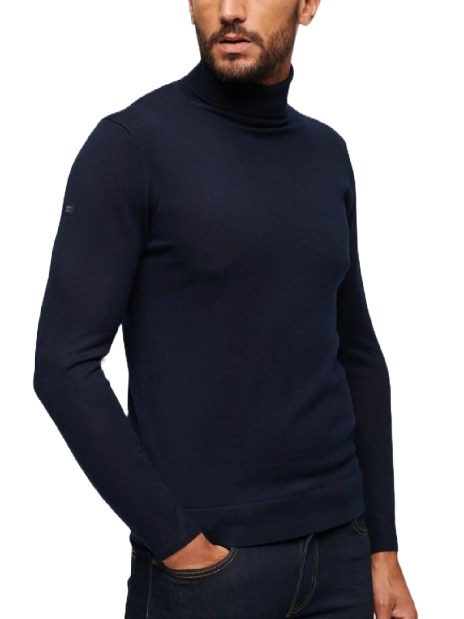 Superdry Maglia A Collo Alto Uomo | M6110516A - Image 2