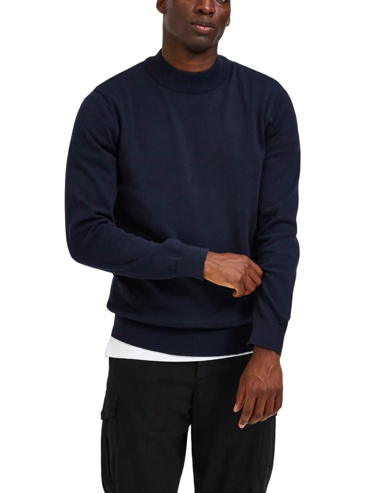 Selected Homme Black Maglioncini Uomo | 16086643 - Image 8