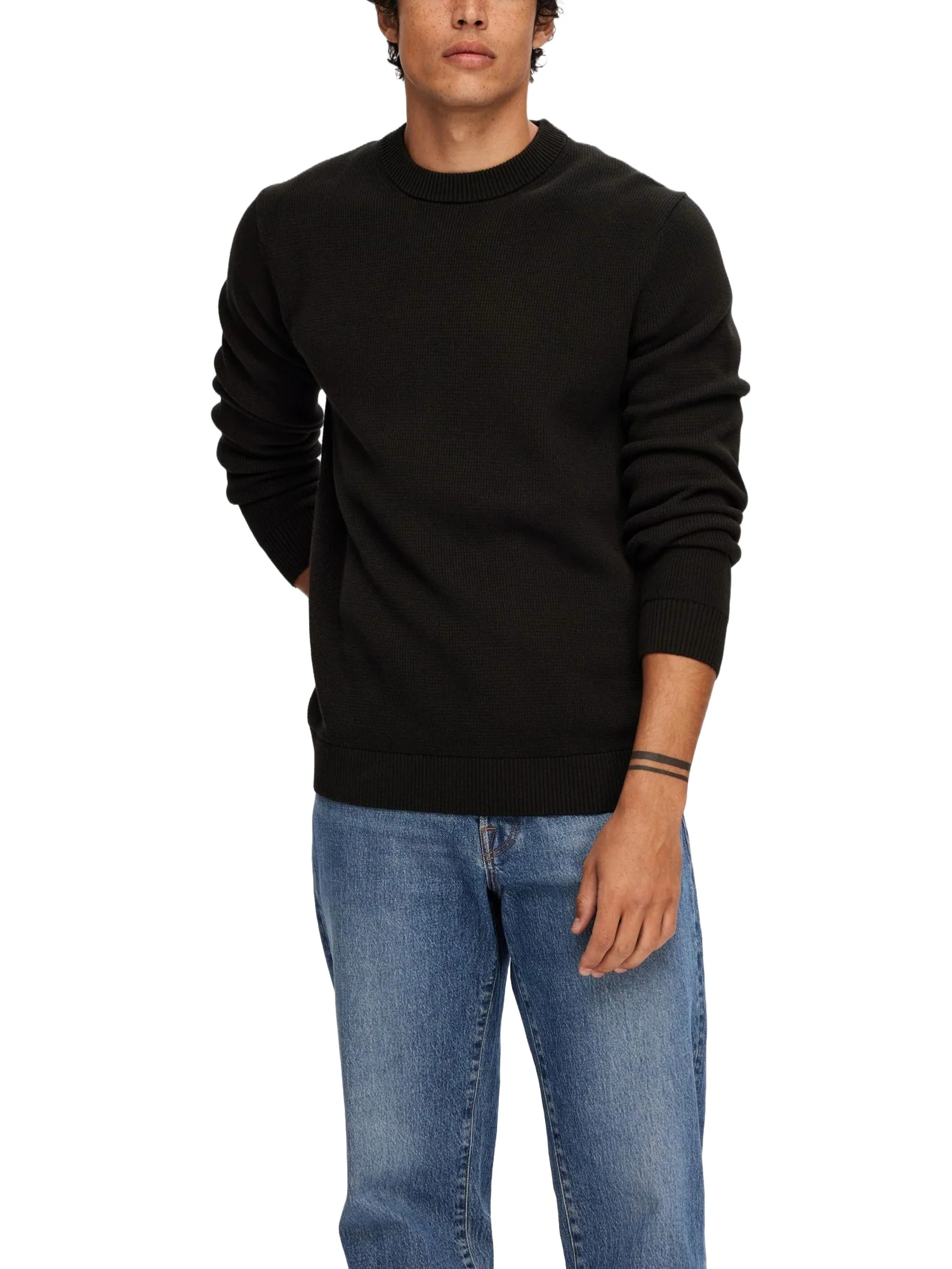 Selected Homme Black Maglioncini Uomo | 16092599 - Image 10