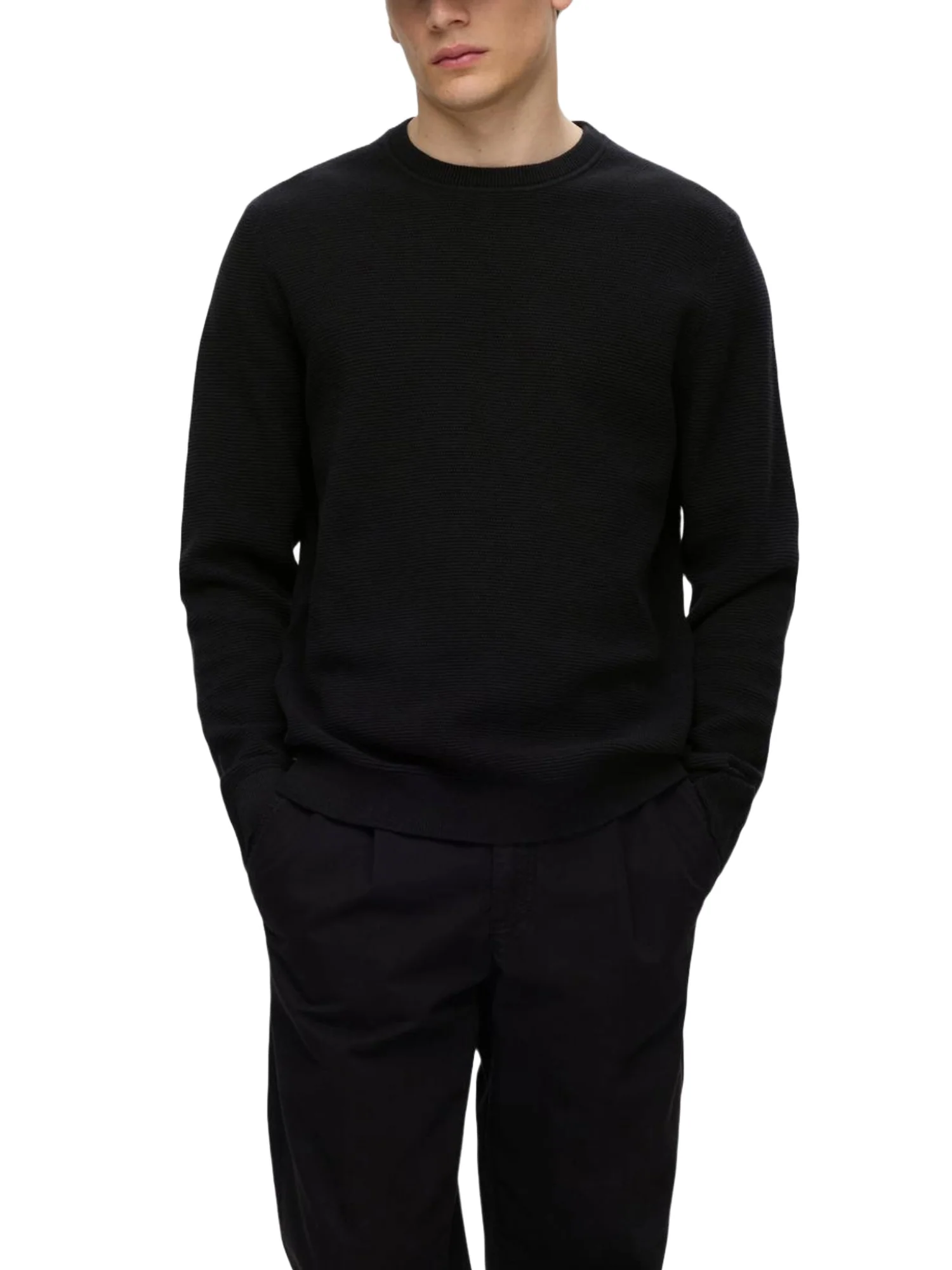 Selected Homme Black Maglioncini Uomo | 16094385 - Image 7