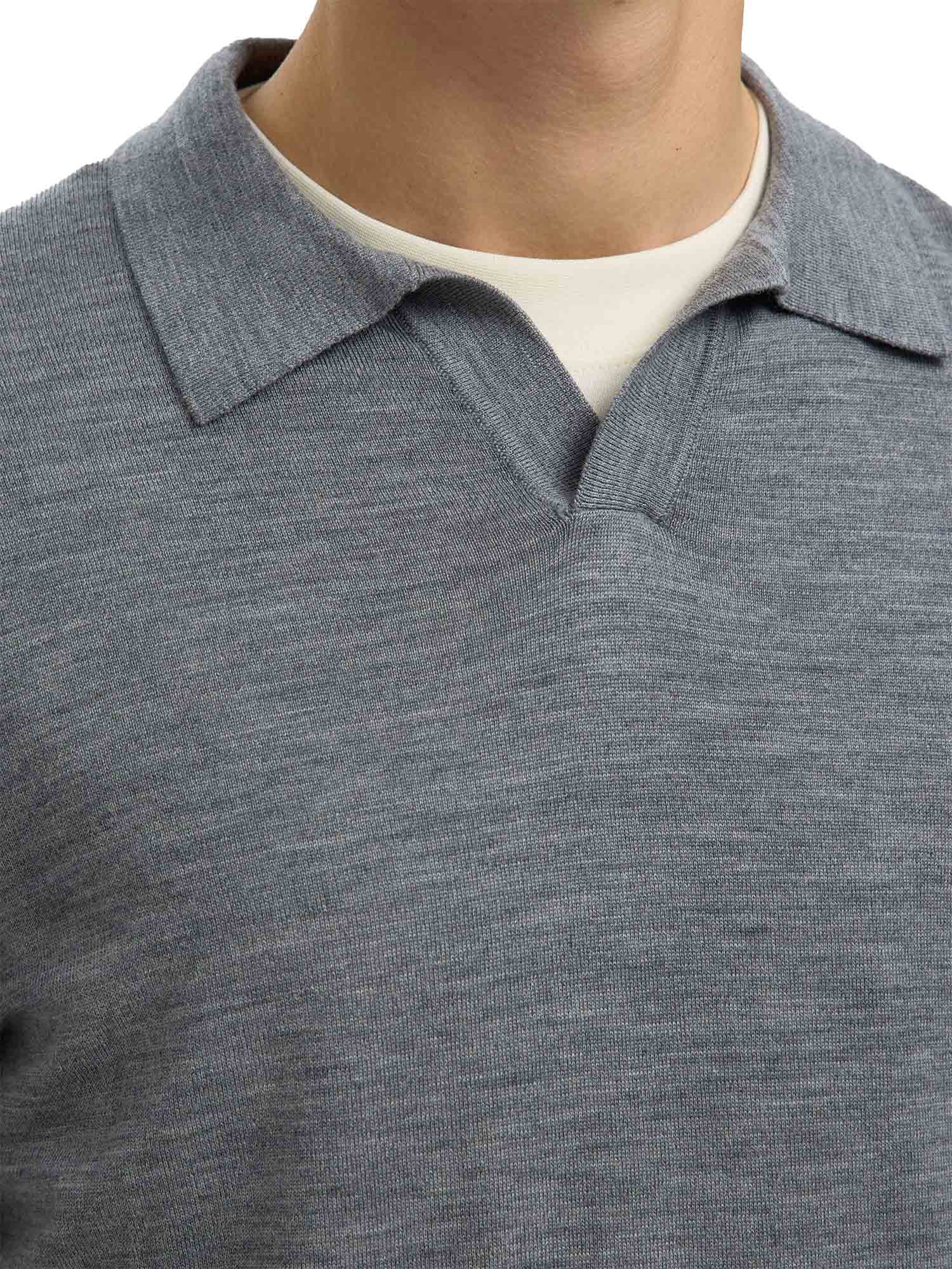 Selected Homme Black Polo Uomo | 16098327 - Image 8