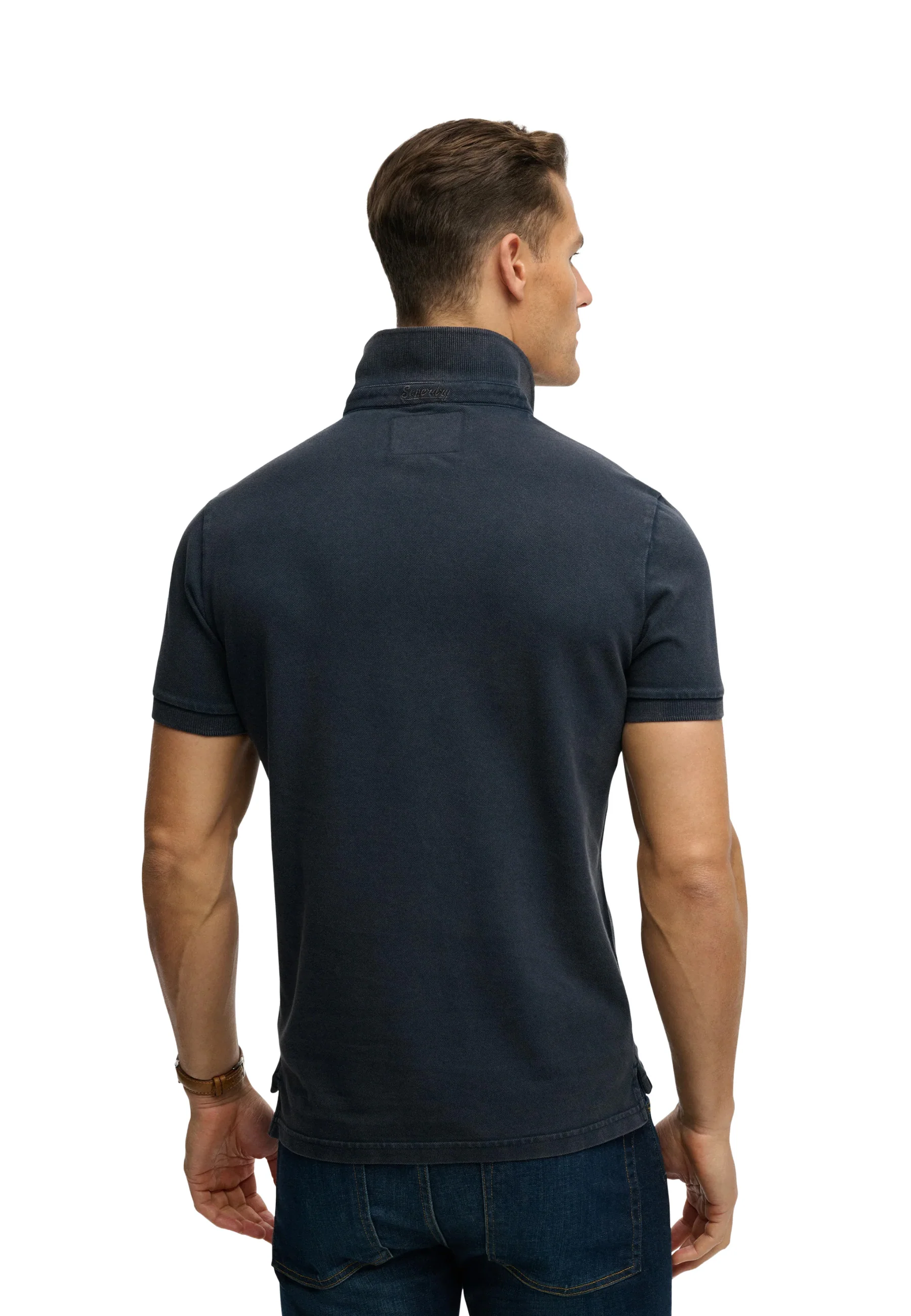 Superdry Vintage Destroy Polo Uomo | M1110451A - Image 3