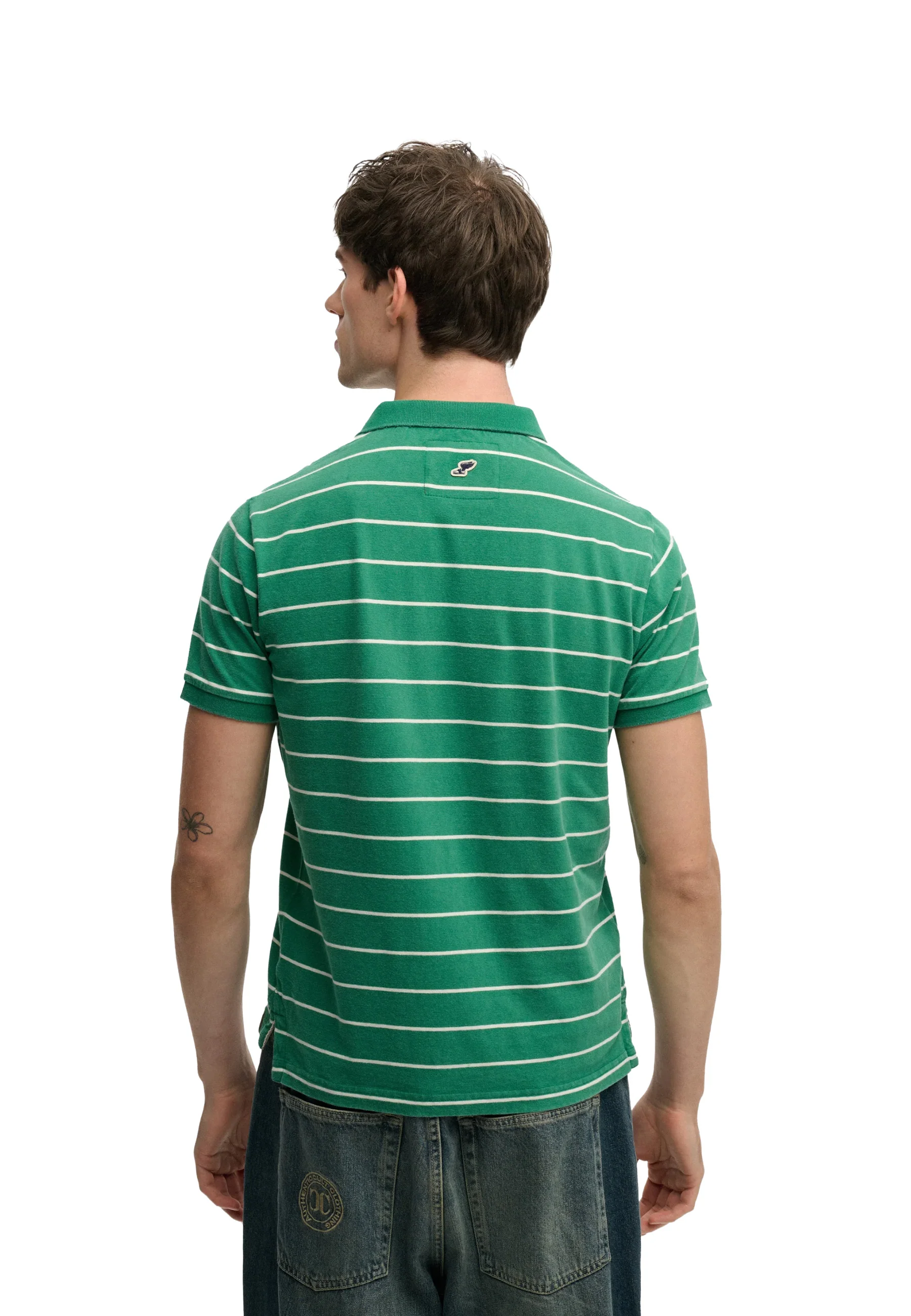 Superdry Vintage Stripe Polo Uomo | M1110464A - Image 8