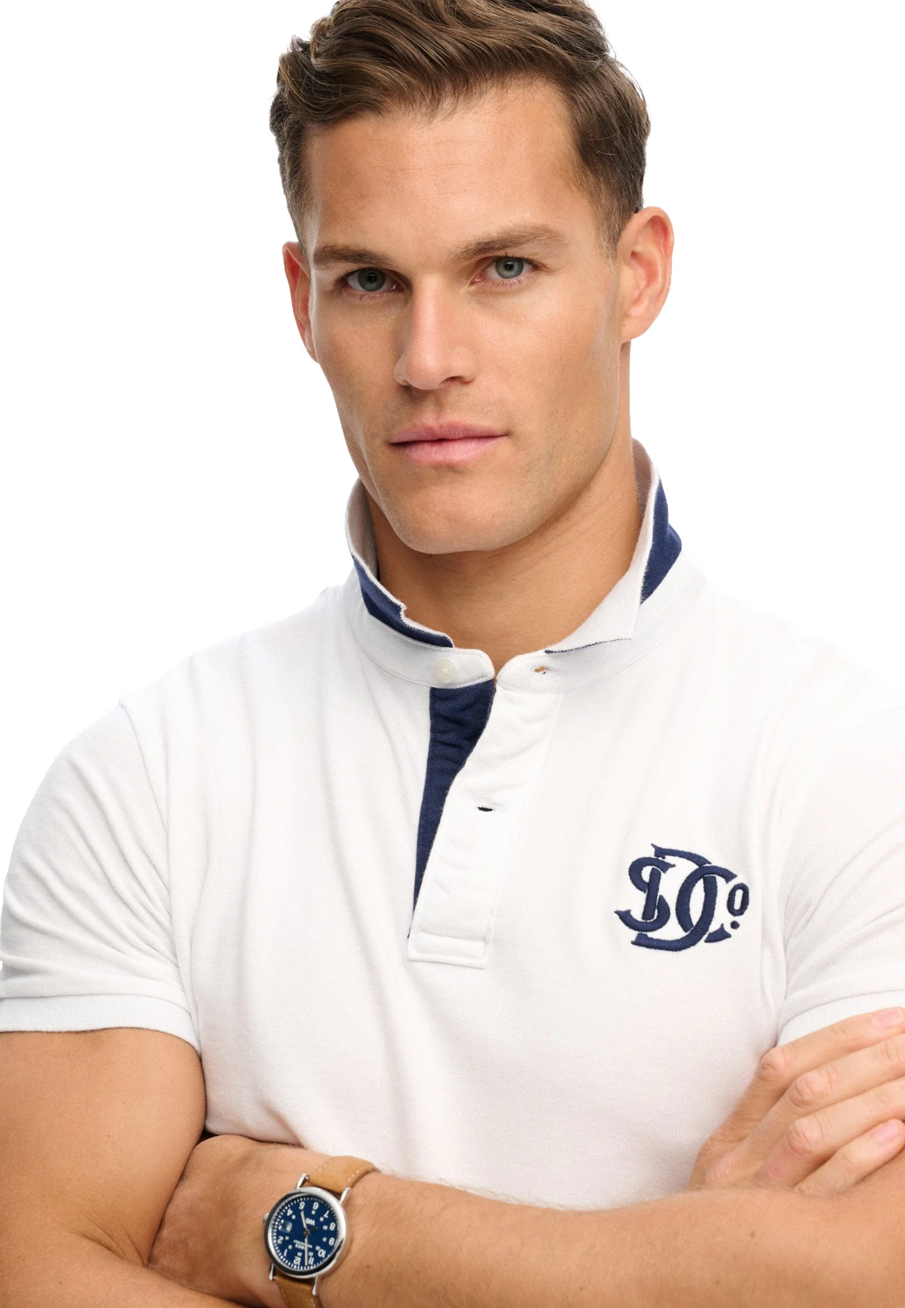 Superdry Pique Monogram Polo Uomo | M1110465A - Image 10