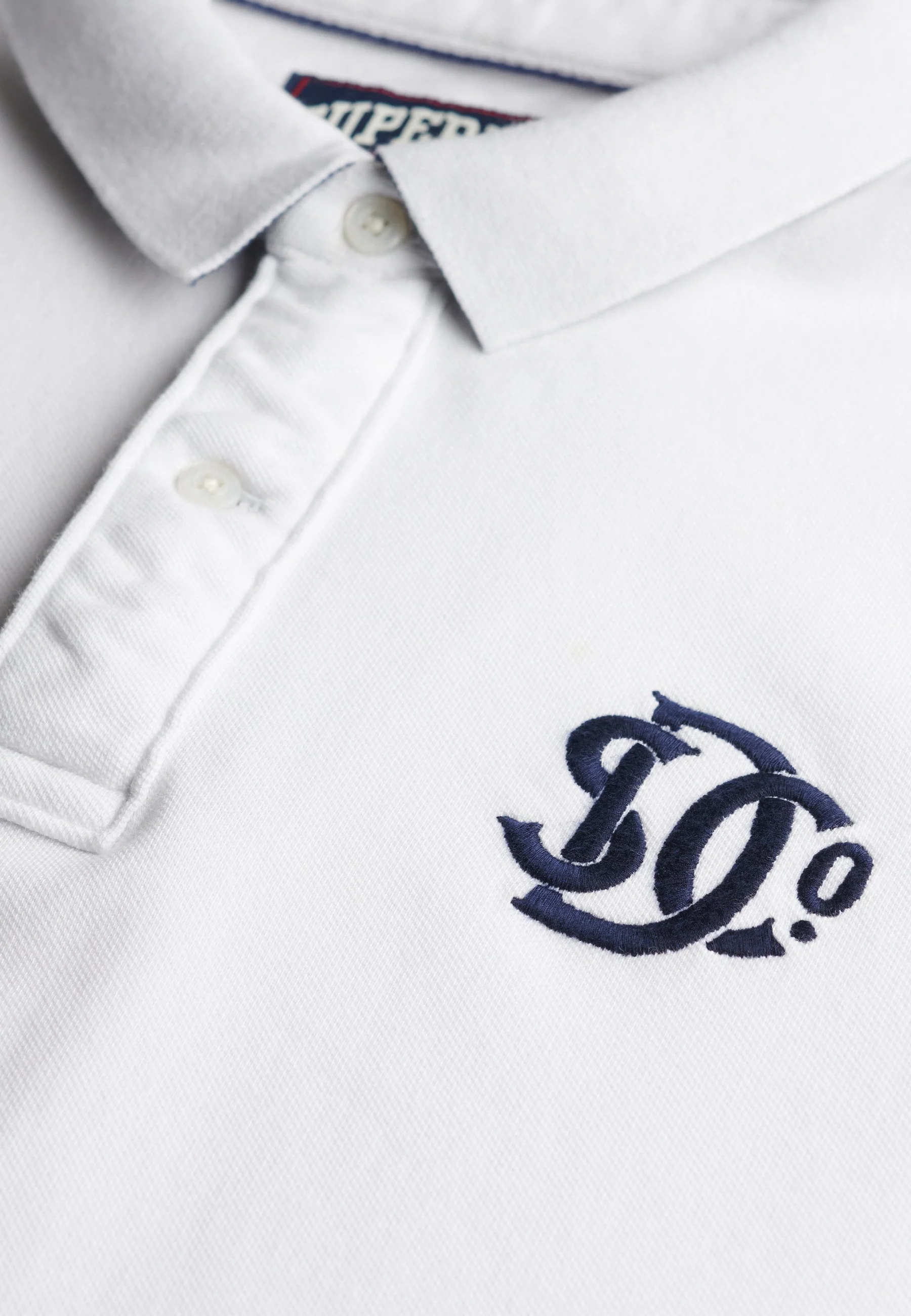 Superdry Pique Monogram Polo Uomo | M1110465A - Image 11
