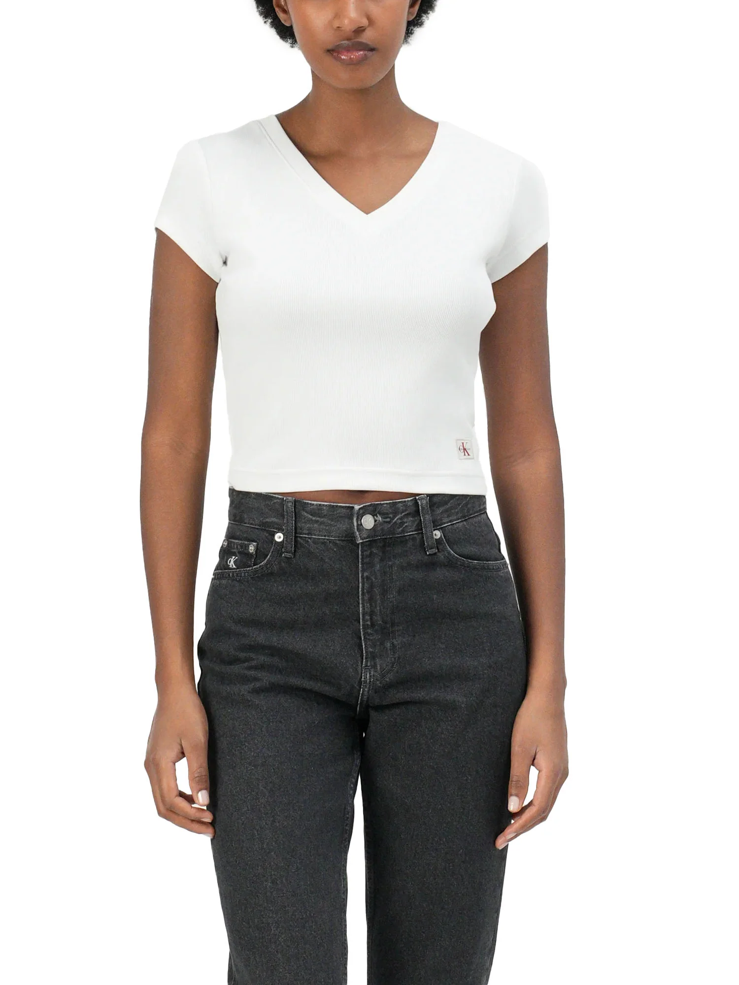 Calvin Klein T-shirt Donna | LV047C910G - Image 14
