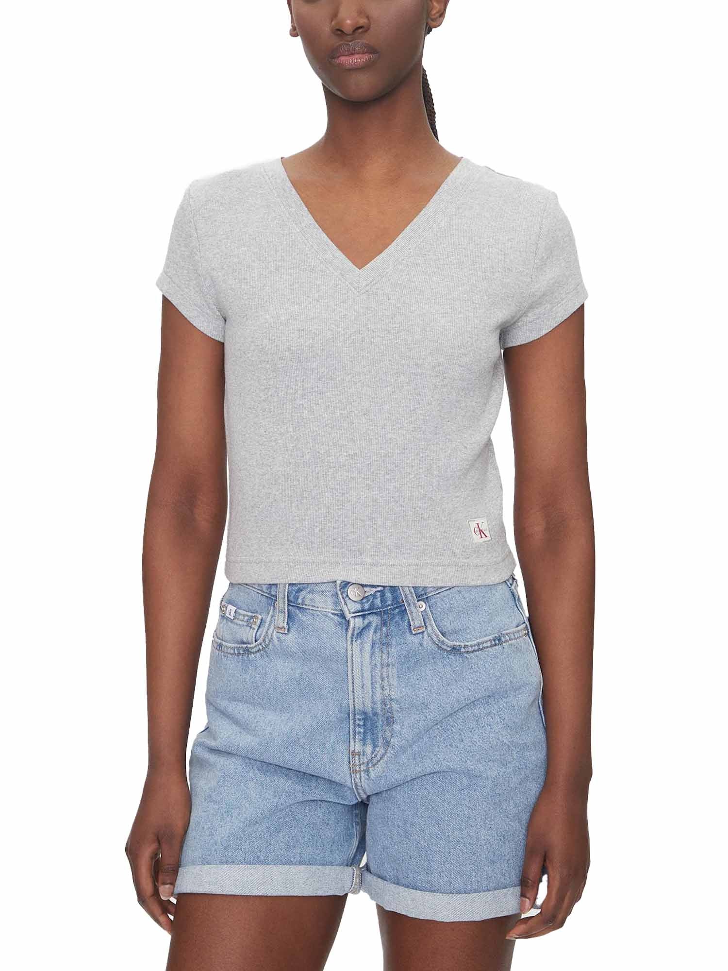 Calvin Klein T-shirt Donna | LV047C910G - Image 2