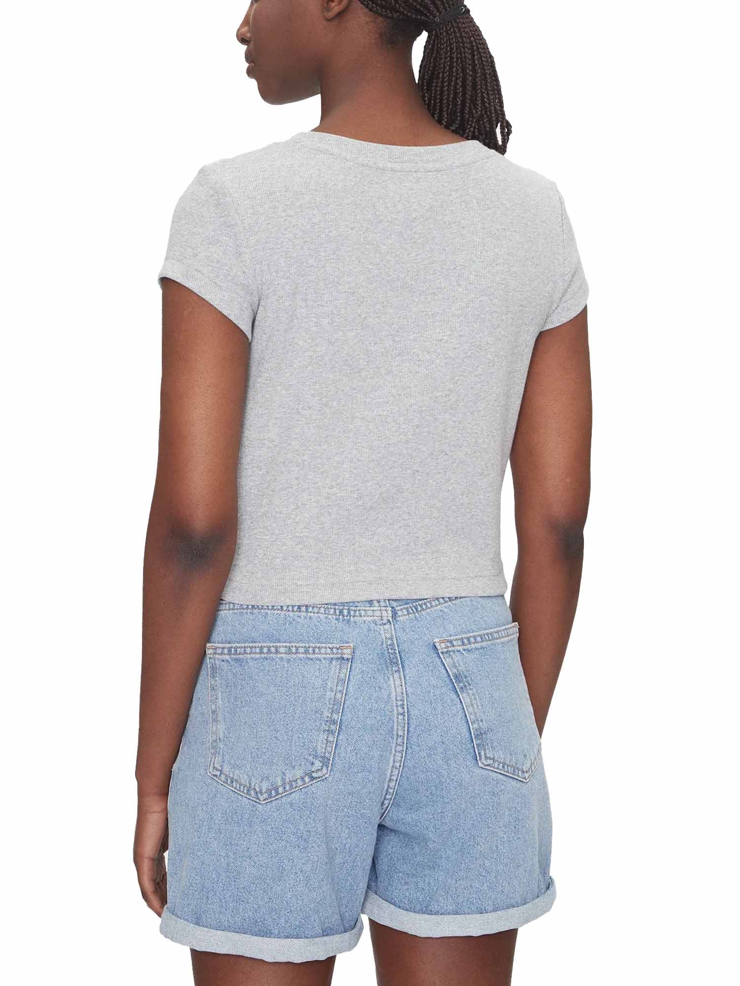 Calvin Klein T-shirt Donna | LV047C910G - Image 3