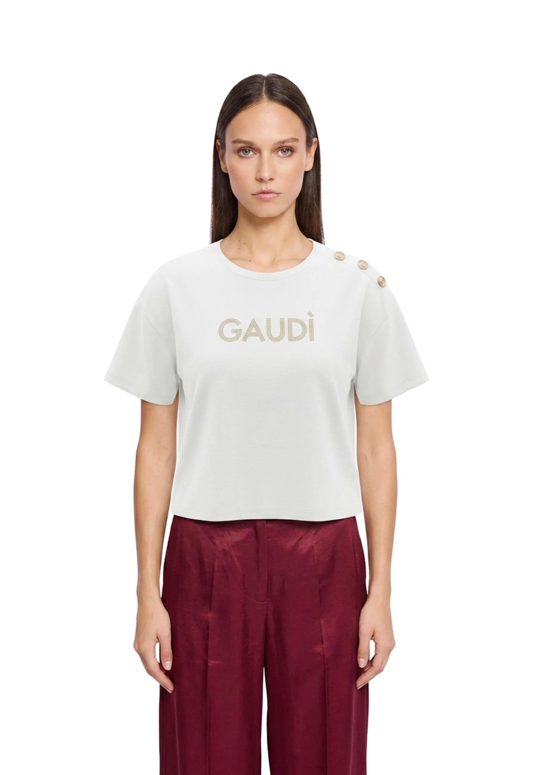 Gaudi Jeans T-shirt Donna | 611BD64028 - Image 6