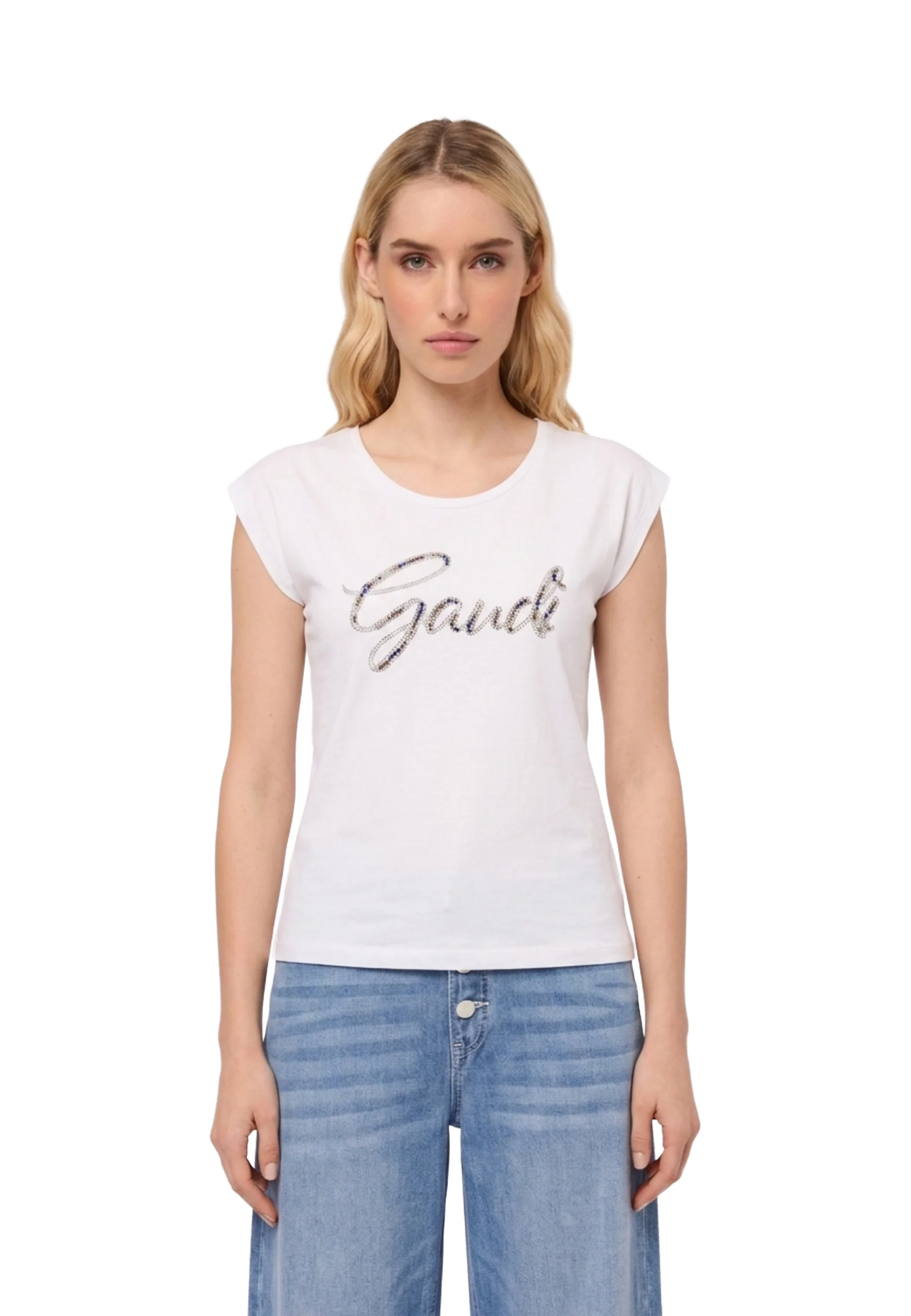 Gaudi Jeans T-shirt Donna | 611BD64039 - Image 6