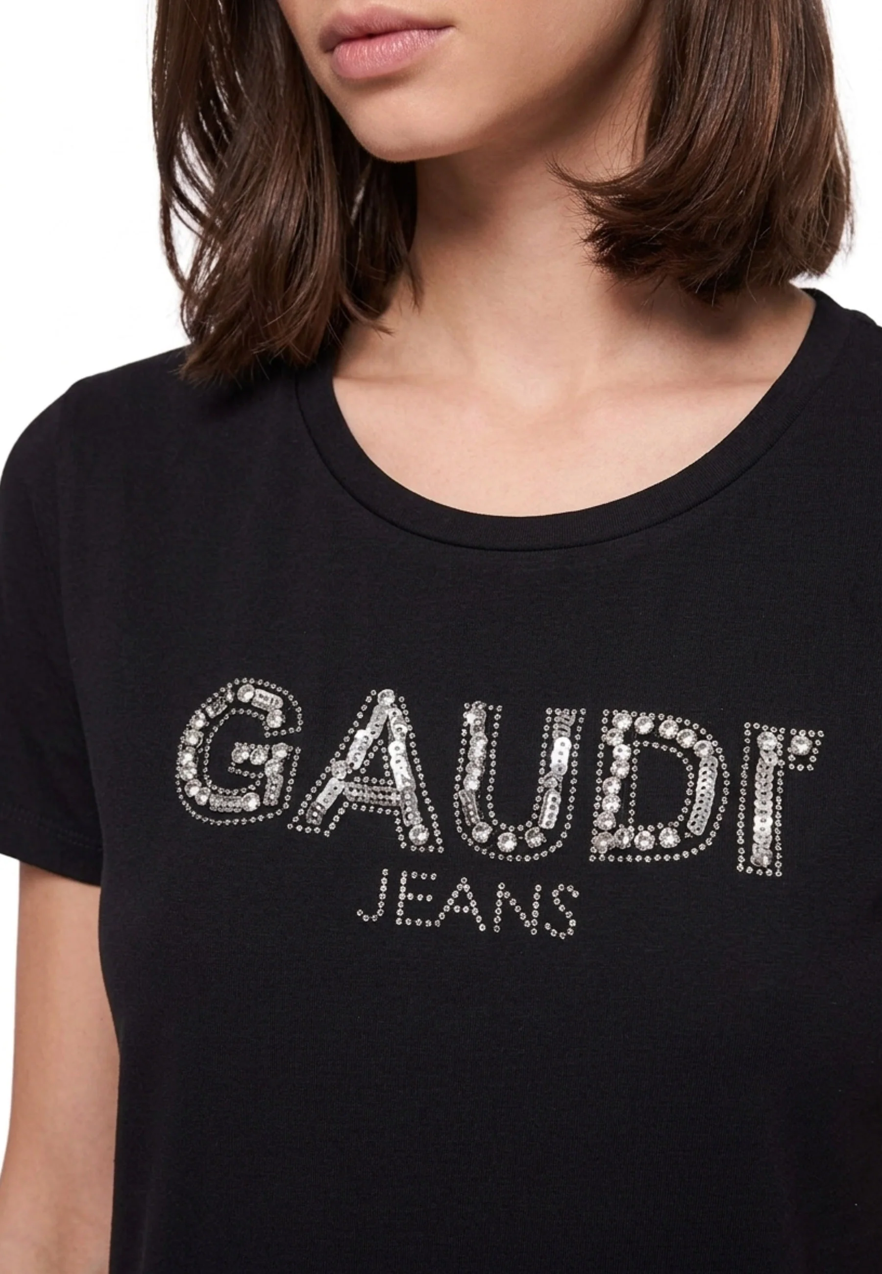 Gaudi Jeans T-shirt Donna | 611BD64067 - Image 4