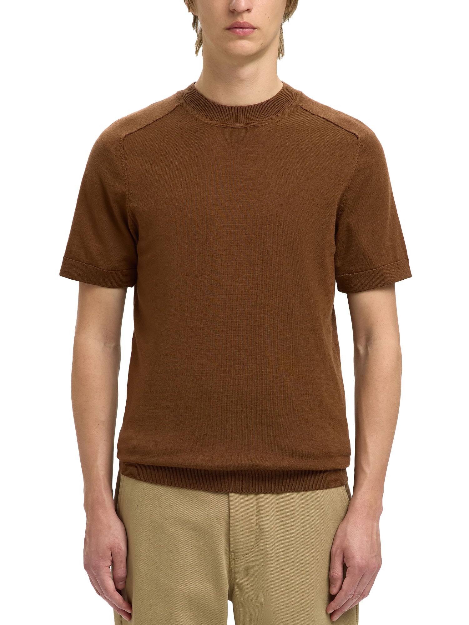 Selected Homme Black T-shirt Uomo | 16096370 - Image 2