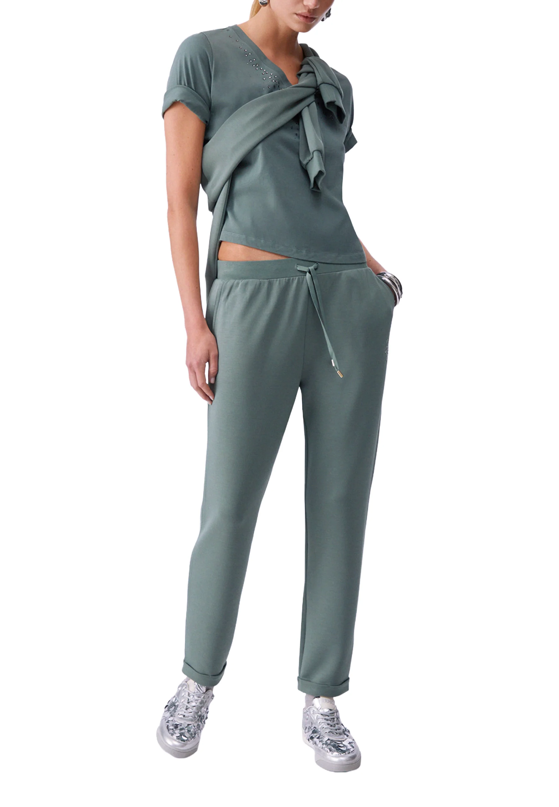 Liu-jo Pantaloni Sportivi Donna | TA6081 JS869 - Image 5